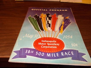 1954 Indy 500 Official Race Program with Great Ads/Articles/Pictures and More - Picture 1 of 10