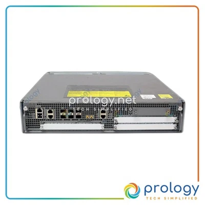 Cisco ASR1002X-10G-K9  10G K9 AES License w/ Dual AC Power Supply Fully Tested - Image 1 of 4