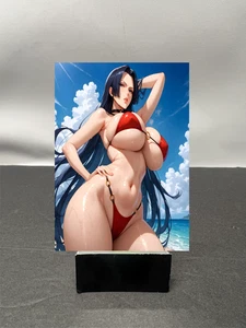 Boa Hancock Waifu Anime Custom Art Trading Card NSFW AVAILABLE W6711 - Picture 1 of 2