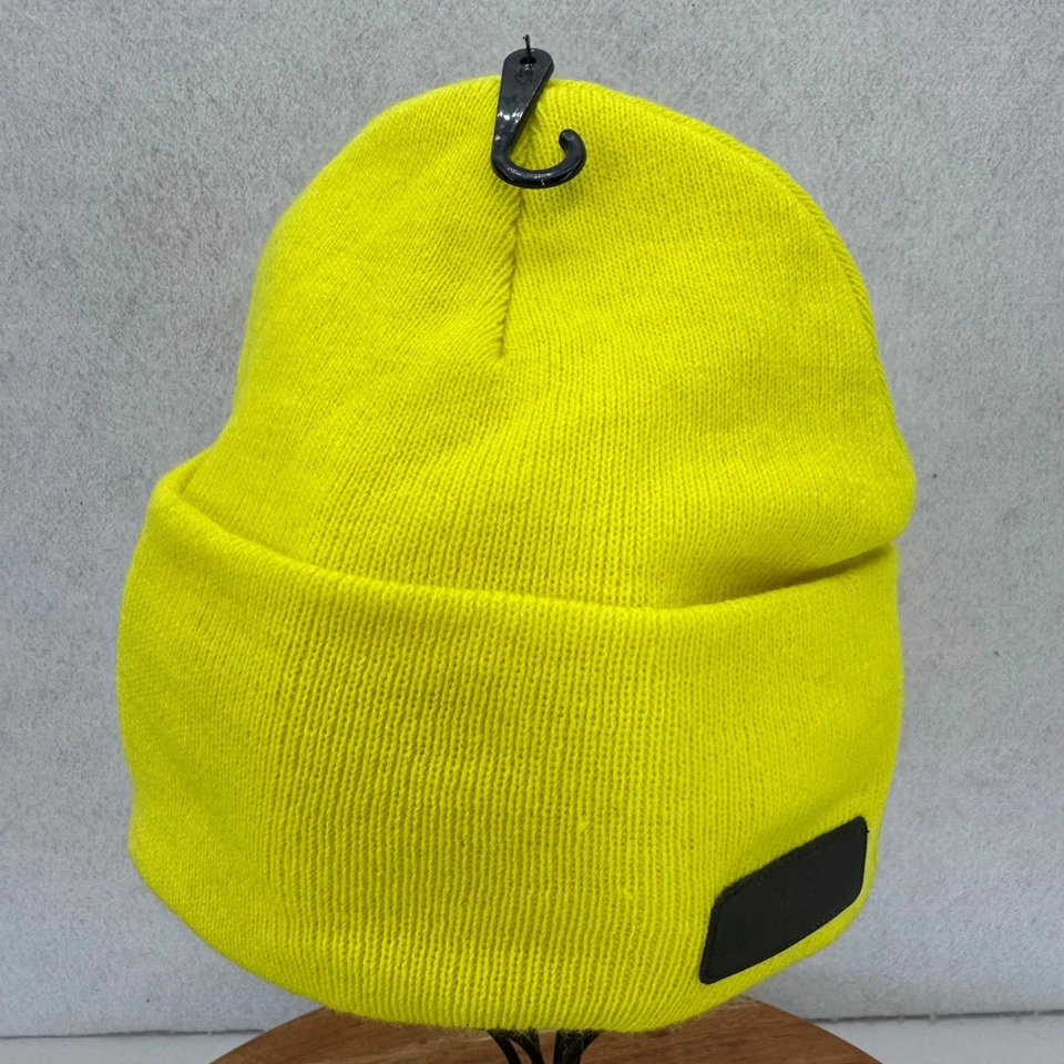 Gorro Express Amarillo Neón Tejido Gorra Talla Única Suave Invierno Cálido Foto 1 de 4