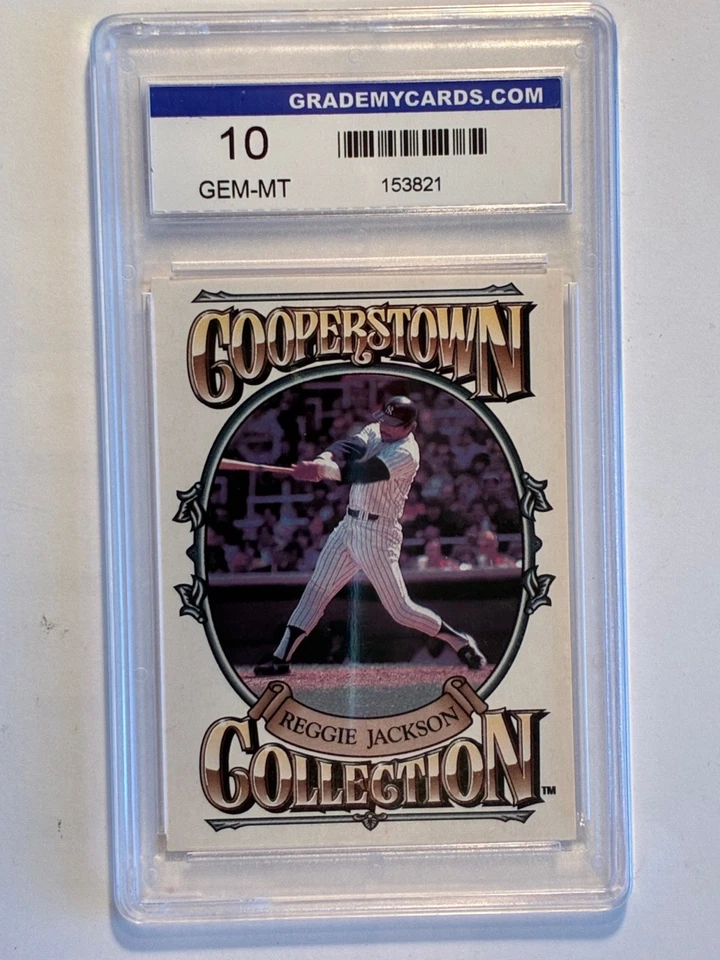 Reggie Jackson 1993 Cooperstown Collection Card Graded 10 GEM-MT - Image 1 of 1