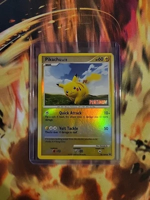Pikachu 70/100 Reverse Holo Platinum Stamped Pokémon Cards LP - Image 1 of 4