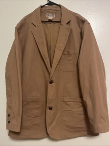 Duluth Trading Flex Firehose Jacket Sports Coat Blazer Mens Brown Heavy Sz: 2XLT - Picture 1 of 14