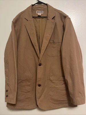 Duluth Trading Flex Firehose Jacket Sports Coat Blazer Mens Brown Heavy Sz: 2XLT - Image 1 of 4