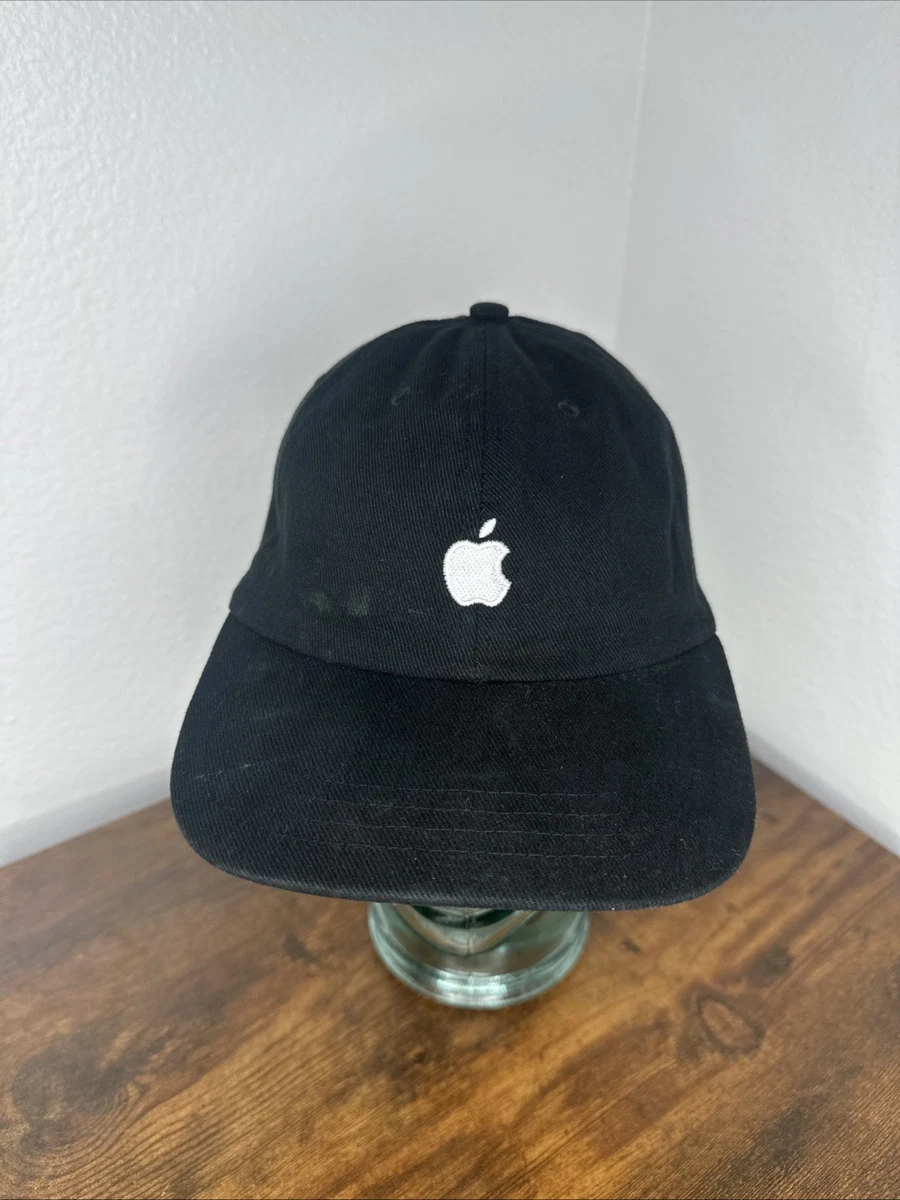 激レア Apple 80s CAP vintage ロゴ刺繍 黒 iPhone 激レア Apple 80s CAP vintage ロゴ刺繍 黒 iPhone