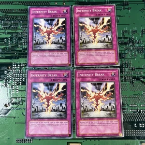 Infernity Break TSHD-EN069 The Shining Darkness Trap 1ª edición Common Yugioh 4 - Imagen 1 de 4