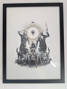 John Dunivant 2/100 litografia COA "The Fools" serigrafia archivio stampa pigmentata - Foto 1 di 19