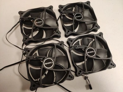 Antec 12cm 120mm PC Case Fan PWM - QTY4 Bundle - Genuine OEM Product - Image 1 of 4