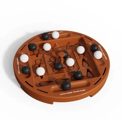 Strategy Chess Track Board Game Family Fun 2 Player Logic Puzzle Toy - Image 1 of 4