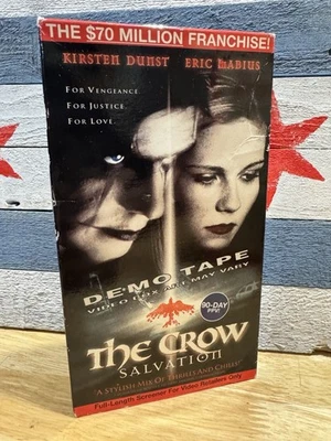 The Crow: Salvation VHS Tape Demo Full Length Screener Dimension Home Video Rare Foto 1 de 4