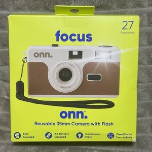 Onn. Focus Reusable 35mm Camera With Flash - Picture 1 of 5
