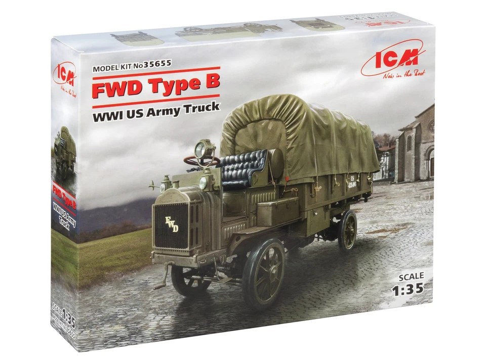 Icm - 1/35 FWD Type B WWI US Army Truck (100 Molds)