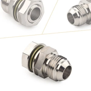 Auto Turbo Ölwanne / Ölrücklauf Ablassschraube Adapter Spundverschraubung 10AN ohne Schweißen - Bild 1 von 9