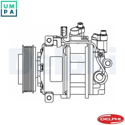 COMPRESSOR AIR CONDITIONING CS20546 FOR AUDI A4/S4/Convertible AWA/ALT 2.0L 4cyl - Image 1 of 4