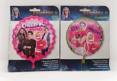 Lote De 2 Globos Disney Zombies 3 Globos 17" y 28" Globo Decorativo Fiesta Cumpleaños Foto 1 de 4