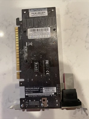 EVGA NVIDIA GeForce 210 (512-P3-1310-LR) 512MB DDR3 SDRAM PCI Express x16 - Image 1 of 4