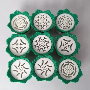 Tyco Super Dough Flower Makin' Basket Lote de 9 piezas de repuesto de molde de brotes solamente - Imagen 1 de 6