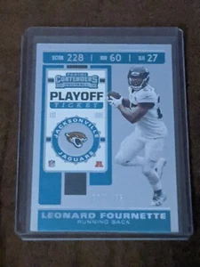 2019 Panini Contenders Playoff Ticket #37 Leonard Fournette JAGUARS 127/175 - Picture 1 of 3