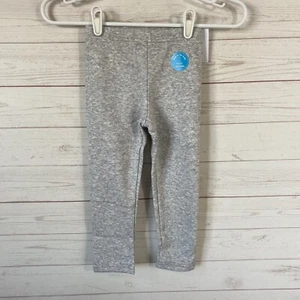 Carters Girls Cozy Legging Size 5 Gray Fleece Lined Pull On 18x16 New - Picture 1 of 8