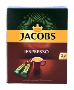 Jacobs ESPRESSO - Instantkaffee - 25 Stück Sticks 45g / 1,58oz - Bild 1 von 1