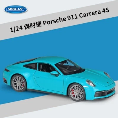 Welly 1:24 Porsche 911 Carrera 4S Model Diecast Car Vehicles New in Box - Image 1 of 4