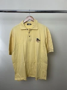 Vintage Cozumel Mexico Lizard Polo Shirt Adult XL Yellow Embroidered Mens - Picture 1 of 8