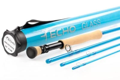 ECHO BAD ASS GLASS QUICKSHOT 780-4 8' #7 WEIGHT 4 PIECE FLY ROD +FREE U.S. SHIP - Image 1 of 4