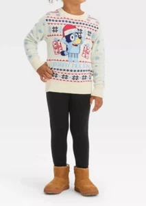 Kids Bluey Hooray Holiday Sweater Small NWT - Picture 1 of 5