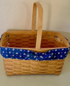 Vintage 1997 Longaberger Basket With Stationary Handle - Picture 1 of 2