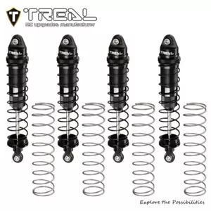 Losi MINI LMT Treal bearbeitetes Aluminium-Schock-Set - schwarz - Bild 1 von 1