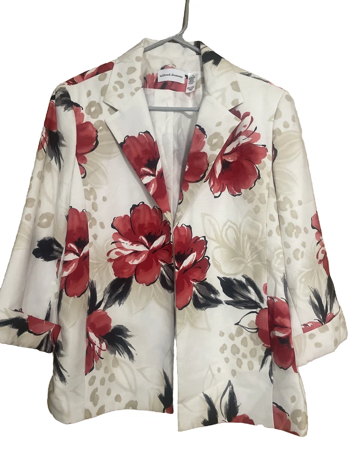 Alfred Dunmer Floral Blaze Usado Talla 18. Forrado 100% poliéster Foto 1 de 1