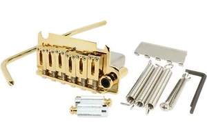 GOTOH NS510TS-FE1 2 Point Tremolo Narrow Spaced, Steel Block & Saddles - Gold - Picture 1 of 5