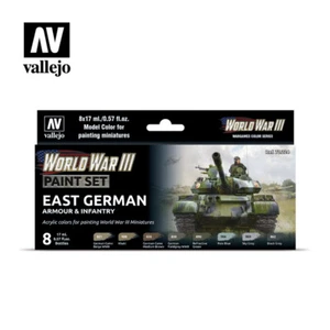 Team Yankee WWIII East German Armour & Infantry Paint Set - Picture 1 of 2