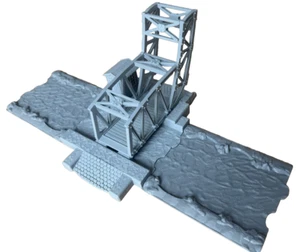 28mm Bascule Style Bridge Canal Bridge River Terrain Wargaming Scenery - Picture 1 of 7