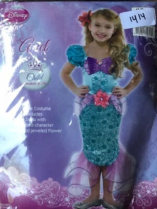 Disney Princess Ariel 1 Piece Child's Costume - NWT Free Shipping - Picture 1 of 4