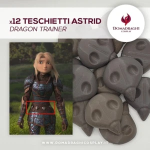 COSPLAY - x12 TESCHIETTI GONNA ASTRID (DRAGON TRAINER) - Foto 1 di 2