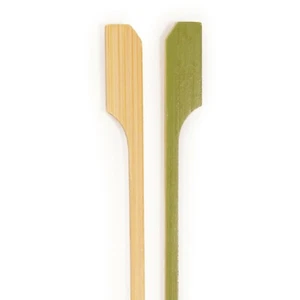 Bamboo Paddle Pick Skewers BambooMN Brand Wholesale - Picture 1 of 22