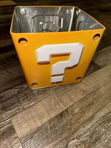 Super Mario Bros Movie LIMITED EDITION Question Block Popcorn Bucket Tin AMC - Picture 1 of 3