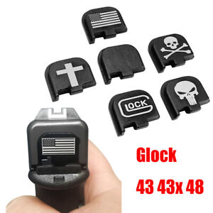 Glock 43 43x 48 Aluminum Slide Cover Back Plates Glock Models Gen 1-5