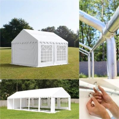 Partyzelt 3x2-6x12m Festzelt Gartenzelt Pavillon Bierzelt wasserdicht PVC NEU - Bild 1 von 4