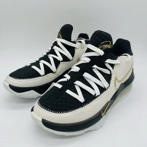 Lebron 17 Low Size Men’s 5 / Women’s 6.5 Black/White/Gold Basketballschuhe - Bild 1 von 6
