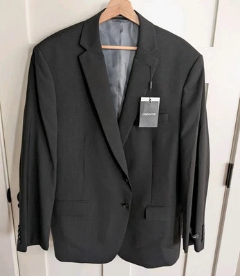 Claiborne Suit Jacket Mens 48R Performance Flex Stretch Blazer HOCO Wedding $260 - Image 1 of 4