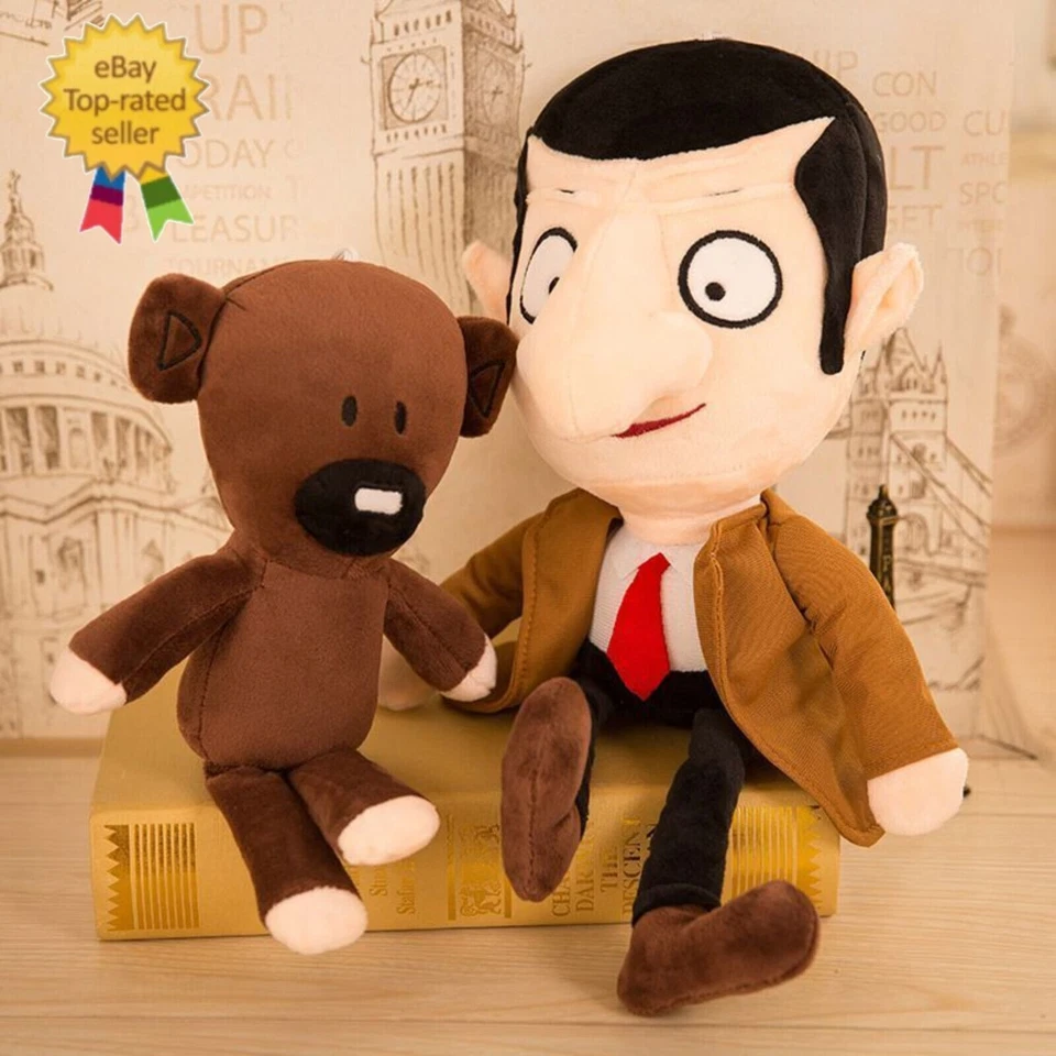 1-2 PCS Kids Mr Bean Teddy Bear Gift Bear Movie Soft Stuffed Doll Plush Toys UK