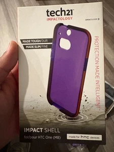 HTC ONE M8 TECH21 T21-3949 IMPACT SHELL CASE COVER - Picture 1 of 4