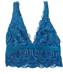 Nuevo Sujetador COSABELLA Encaje Bralette Azul Brillante Longline Talla Pequeña $95 - Imagen 1 de 6
