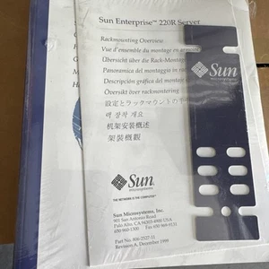 Sun Enterprise 220R Server Setup & Rackmounting Guide Books - Picture 1 of 4
