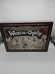 New Late For The Sky Westie-opoly, Ages 8+ | 2-6 players. West Highland Terrier