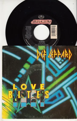 DEF LEPPARD - LOVE BITES - ORIGINAL MERCURY RECORDS 45 WPS - GREAT SHAPE - Image 1 of 2