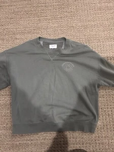 American Eagle Woman’s Sweatshirt Medium Green - Picture 1 of 2