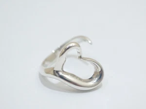 Tiffany & Co. Sterlingsilber Elsa Peretti offenes Herz Ringgröße 7,5" - Bild 1 von 5